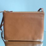 Celine Camel Trio Messenger Bag