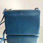 Celine Navy Trio Messenger Bag