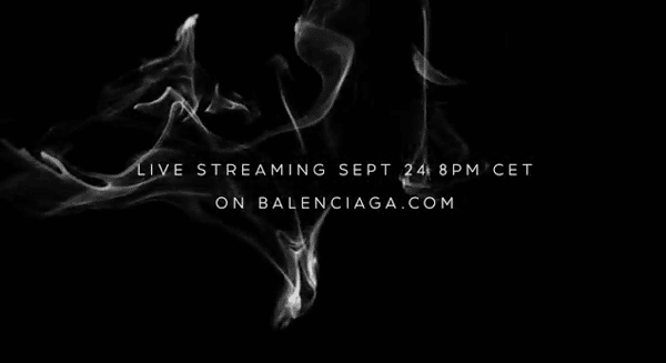 Balenciaga Live Stream