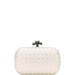 Bottega Veneta Mist Intrecciato Placcato Knot Clutch Bag - Fall 2014