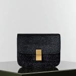 Celine Black Astrakhan Stamped Pony Calfskin Box Bag 2 - Winter 2014