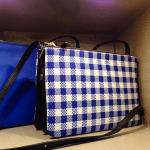 Celine Cobalt Blue/Blue Gingham Trio Small Bags - Fall 2014