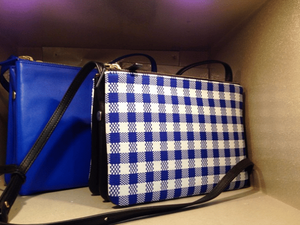 Celine Trio Cobalt Blue Handbag