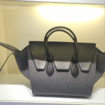 Celine Grey Felt Tie Tote Bag - Fall 2014