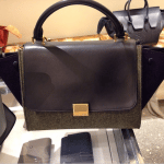 Celine Grey/Blue/Black Trapeze Bag - Fall 2014