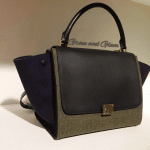 Celine Grey/Violet/Black Trapeze Bag 2 - Fall 2014