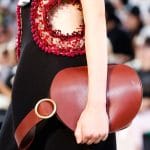 Celine Red Bell Shape Clutch Bag - Spring 2015