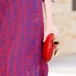 Celine Red Round Clutch Bag - Spring 2015