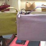 Celine Yellow/Lavander Trio Small Bags - Fall 2014