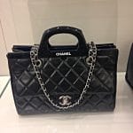 Chanel Black CC Delivery Shopping Tote Small Bag