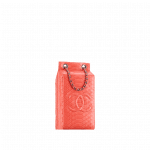 Chanel Coral Python Grocery By Chanel Milk Carton Bag - Fall 2014 Act 2