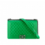 Chanel Green Boy Flap Large Bag - Fall 2014 Act 2