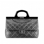 Chanel Grey CC Delivery Small Bag - Fall 2014 Act 2