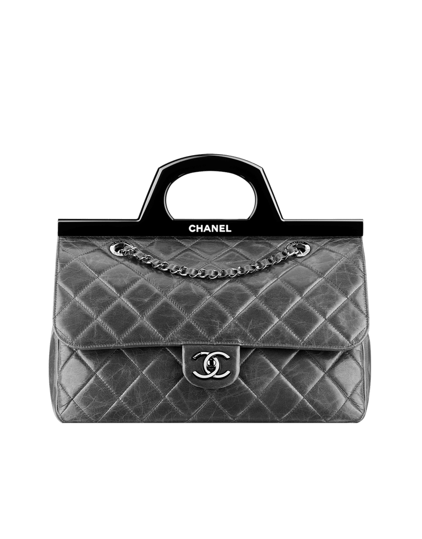 Chanel 2014 Green Cloth Silver Hardware Flap · INTO