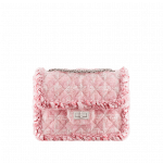 Chanel Pink Tweed Classics in Fabric Mini Flap Bag - Fall 2014 Act 2