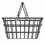 Chanel Silver Grocery By Chanel Basket Bag - Fall 2014 Act 2