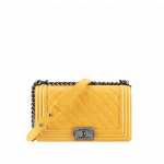 Chanel Yellow Boy Flap Medium Bag - Fall 2014 Act 2