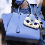 Fendi Light Blue Trois Jours Bag with Python Baguette Micro Bag- Spring 2015