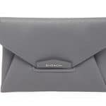 Givenchy Dark Gray Antigona Envelope Clutch Bag