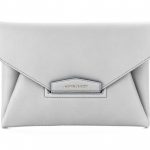 Givenchy Grey Antigona Envelope Clutch Bag