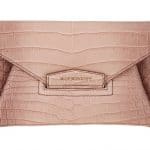 Givenchy Old Pink Crocodile Antigona Envelope Clutch Bag