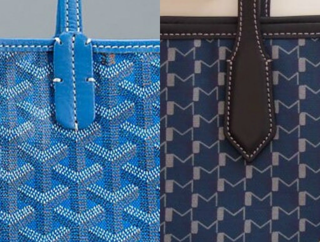 Goyard Strap versus Moynat Strap