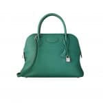 Hermes Malachite Green Bolide Bag