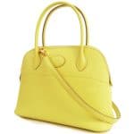 Hermes Yellow Bolide 27cm Bag