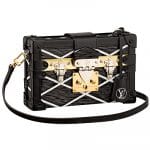 Louis Vuitton Black Epi Malletage Petite Malle Bag - Cruise 2015