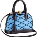Louis Vuitton Blue Alma Malletage BB Bag - Cruise 2015