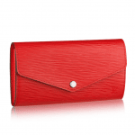 Louis Vuitton Coquelicot Epi Sarah Wallet