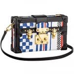 Louis Vuitton Grand Prix Cuir Embosse Petite Malle Bag - Cruise 2015