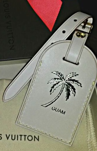 Louis Vuitton Luggage Tag~ Hawaiian Hibiscus Hotstamp 
