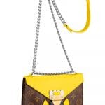 Louis Vuitton Jaune Pochette Mask Bag - Cruise 2015