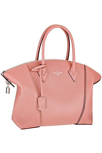 Louis Vuitton Lockit Handbag in Pink Leather and Python