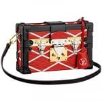 Louis Vuitton Red Epi Malletage Petite Malle Bag - Cruise 2015