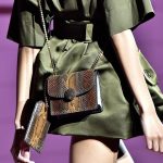 Marc Jacobs Brown Python Mini Trouble Bag - Spring 2015