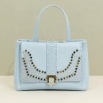 Paula Cademartori Light Blue Daisy Large Tote Bag - Fall 2014