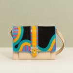 Paula Cademartori Neon Blue and Yellow Caroline Shoulder Bag - Fall 2014