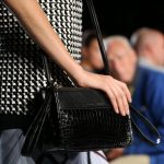 Proenza Schouler Black Crocodile Shoulder Bag 2 - Spring 2015