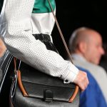 Proenza Schouler Black/Tan Flap Shoulder Bag - Spring 2015