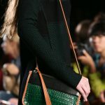 Proenza Schouler Black/Tan/Green Crocodile Shoulder Bag - Spring 2015