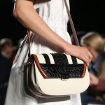 Proenza Schouler Ivory/Tan/Black Python/Crocodile Flap Shoulder Bag - Spring 2015