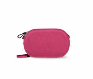 Valentino Pink Logo Go Bag