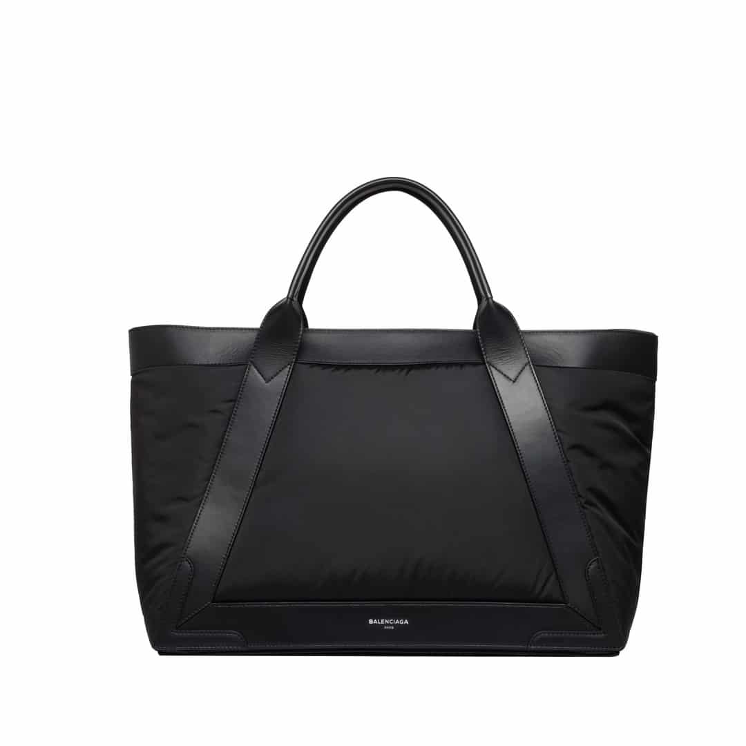 Balenciaga Vintage - Nylon Tote Bag - Black - Leather and Canvas Handbag -  Luxury High Quality - Avvenice