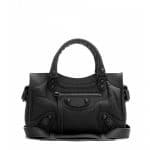 Balenciaga Black Nylon Classic Mini City Bag