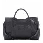 Balenciaga Black Nylon Giant 12 City Bag
