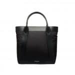 Balenciaga Black Nylon Navy Cabas S Bag