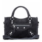 Balenciaga Encre Suede Giant 12 Mini City Bag