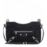 Balenciaga Encre Suede Giant Hip Bag